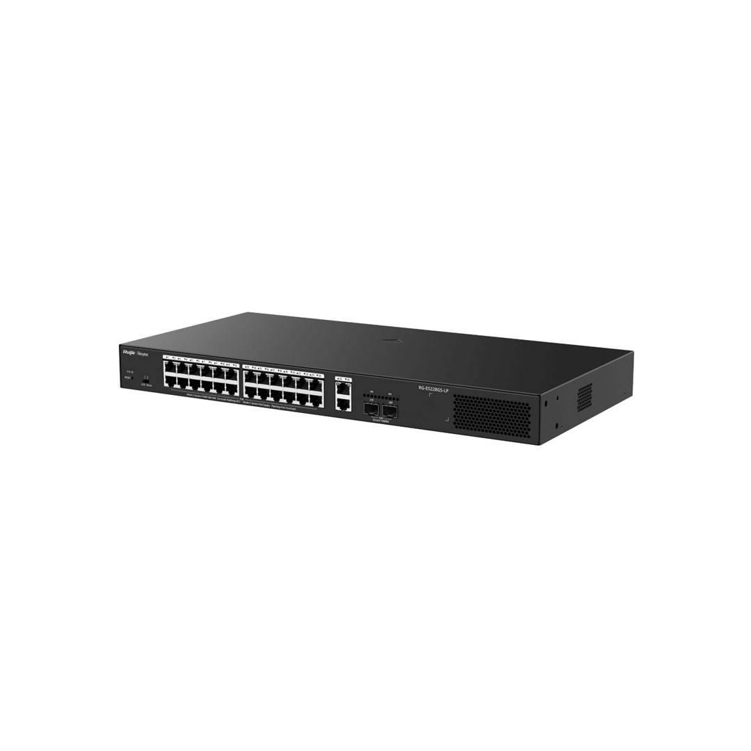 RUIJIE RG-ES228GS-LP 24-Port PoE+ Gigabit Switch
