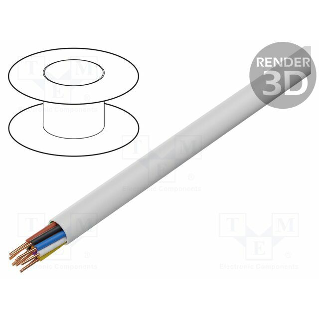 Wire; BiTprotect; YTDY; 10x0.5mm; round