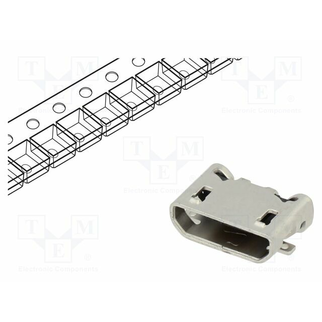 AMPHENOL COMMUNICATIONS SOLUTIONS Connector: USB B