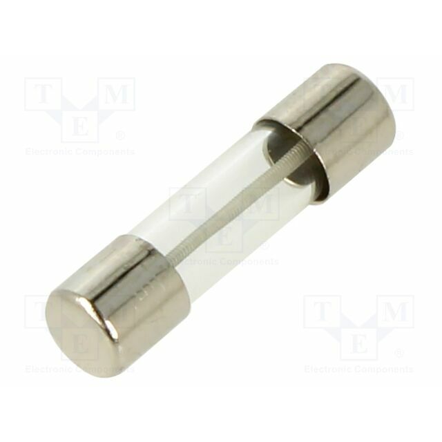 SCHURTER Fuse: fuse; 5.2x20mm; cylindrical