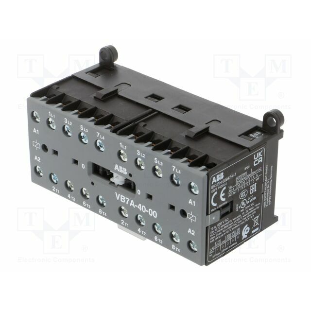 ABB Contactor: 4-pole reversing; NO x4
