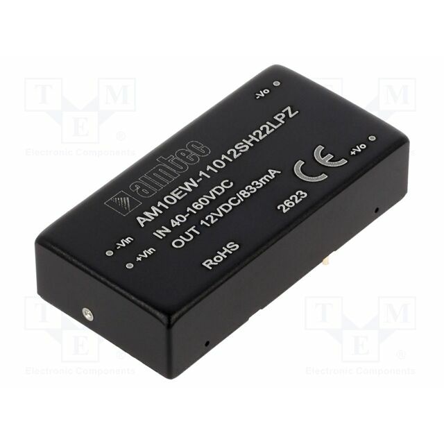 AIMTEC Converter: DC/DC; 10W; Uin: 40÷160V