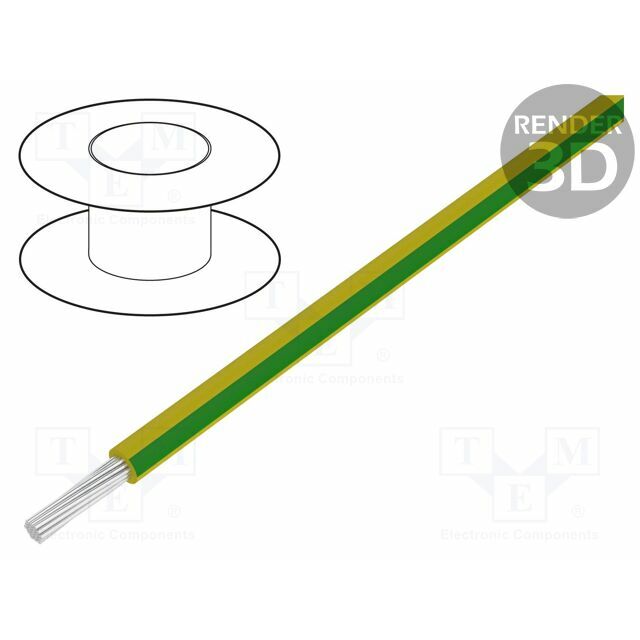 BELDEN Wire; stranded; Cu; 16AWG; PVC