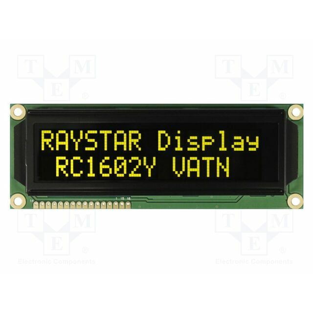 RAYSTAR OPTRONICS Display: LCD; alphanumeric; VA