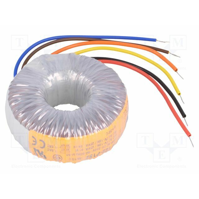 TALEMA Transformer: toroidal; 50VA; 230VAC; 18V