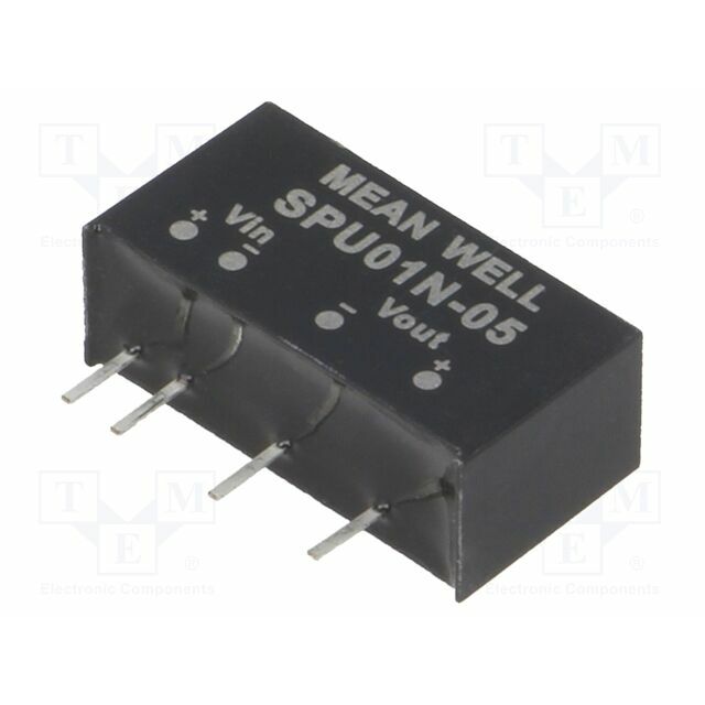 MEAN WELL Converter: DC/DC; 1W; Uin: