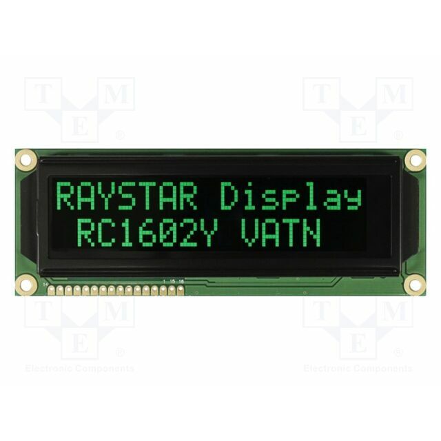 RAYSTAR OPTRONICS Display: LCD; alphanumeric; VA