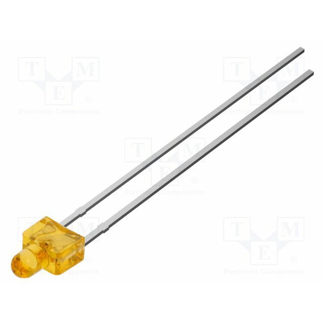 OPTOSUPPLY LED; orange; 2mm; 220mcd; 120°