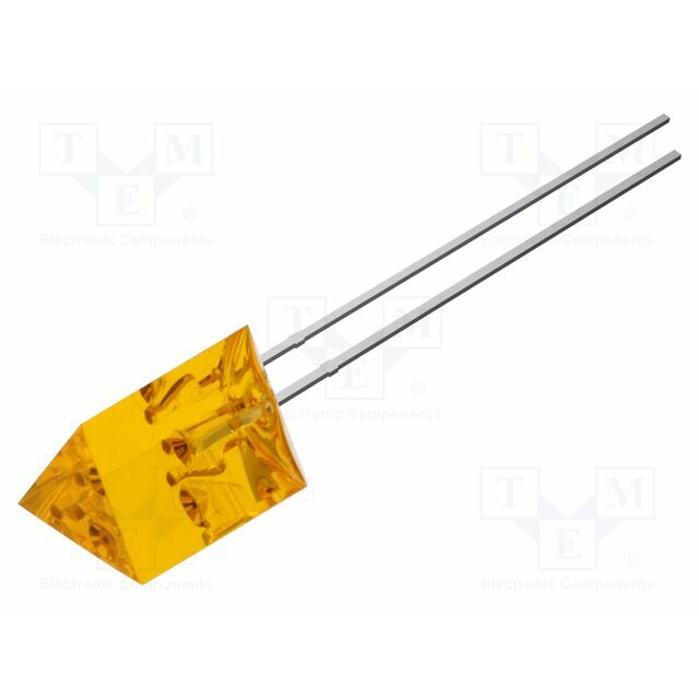 OPTOSUPPLY LED; orange; 220mcd; 140°; Front: