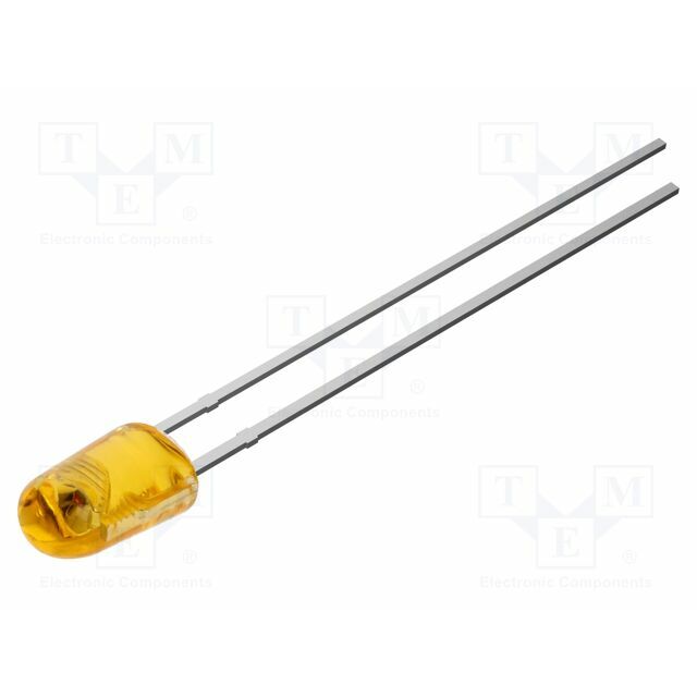 OPTOSUPPLY LED; orange; oval; 3.9x3