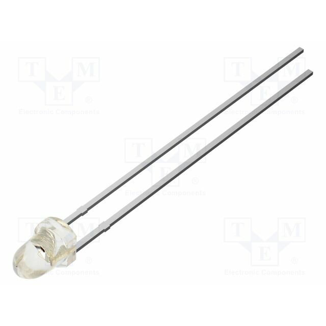 OPTOSUPPLY LED; red; 3mm; 10000mcd; 15°