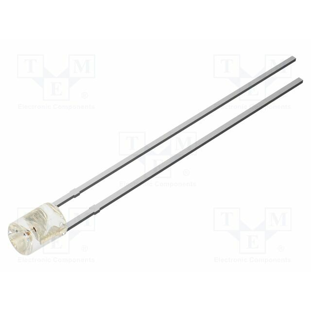 OPTOSUPPLY LED; red; 3mm; 220mcd; 140°