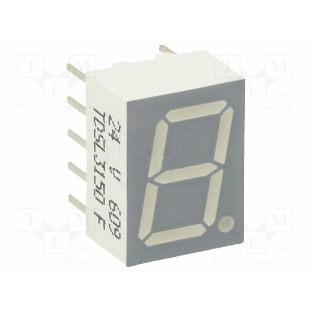 VISHAY Display: LED; 7-segment; 10mm; 0