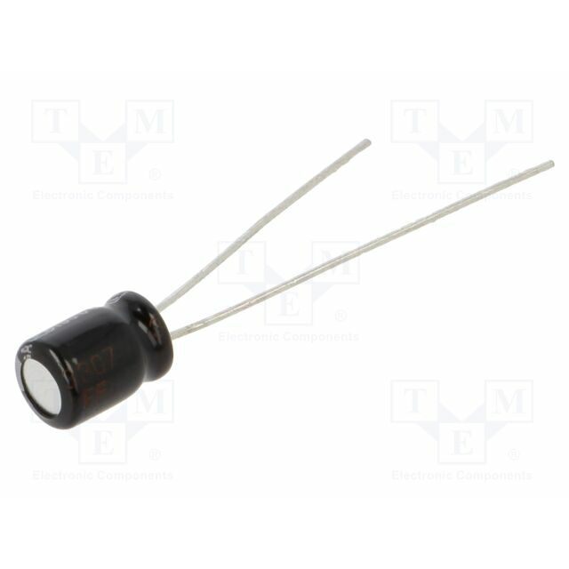 PANASONIC Capacitor: electrolytic; THT; 15uF; 25VDC