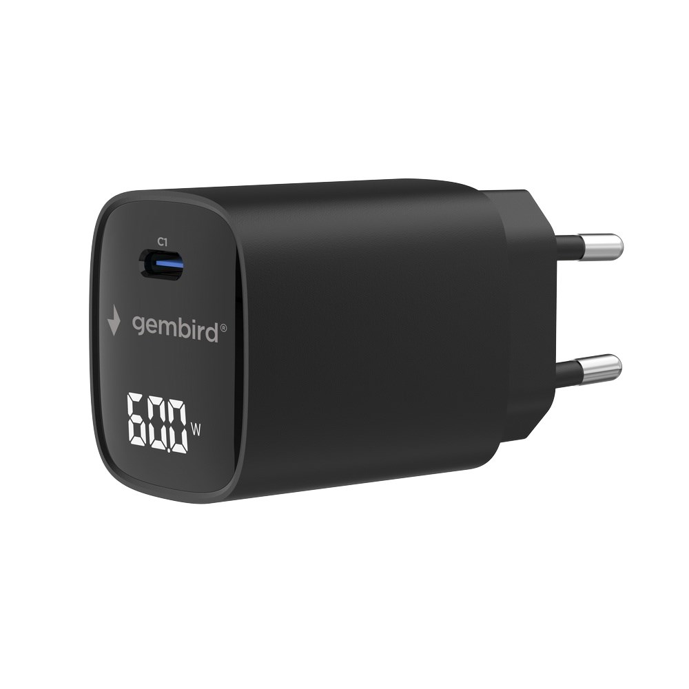 Lādētājs Gembird 60W USB Type-C fast