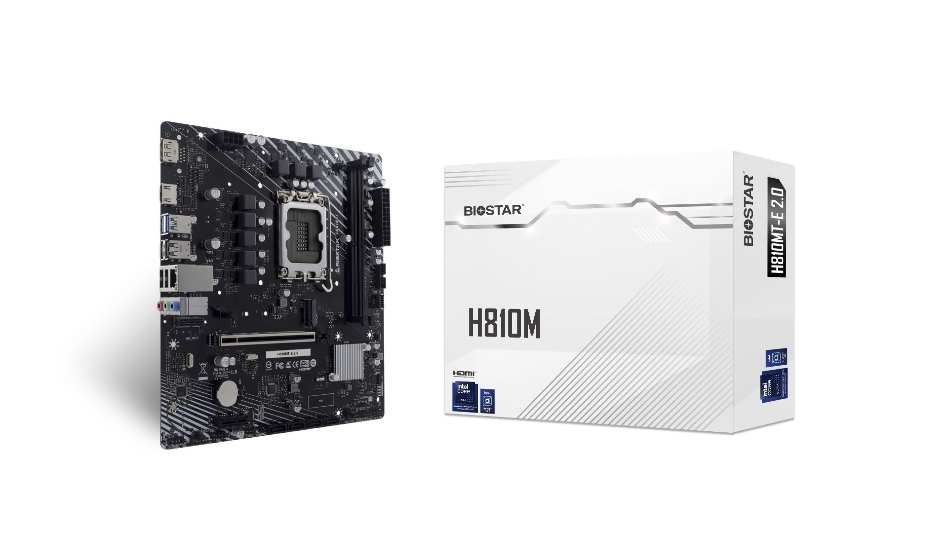 Mātesplate BIOSTAR H810MTE 2.0, Intel