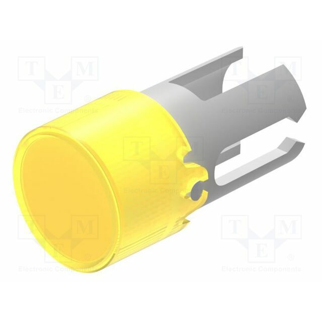 EAO Lamp lens; 19; yellow; plastic