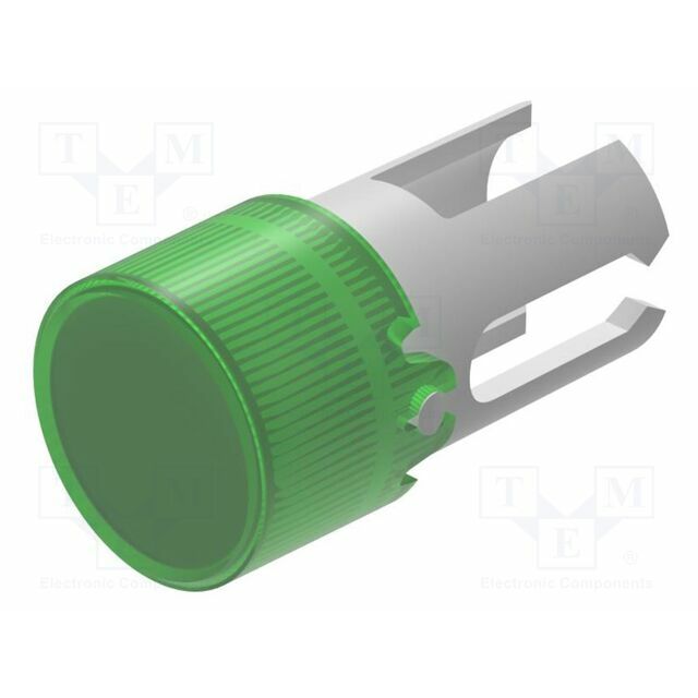 EAO Lamp lens; 19; green; plastic