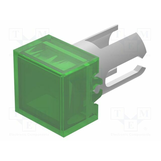 EAO Lamp lens; 19; green; plastic