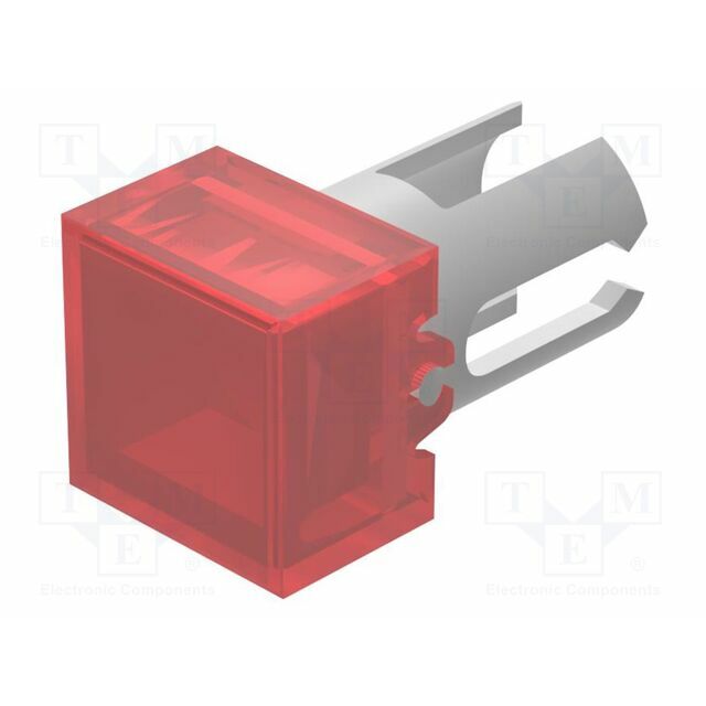 EAO Lamp lens; 19; red; plastic