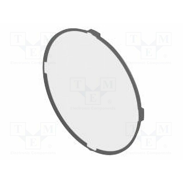 EAO Cover; 04; colourless; plastic; Ø20mm