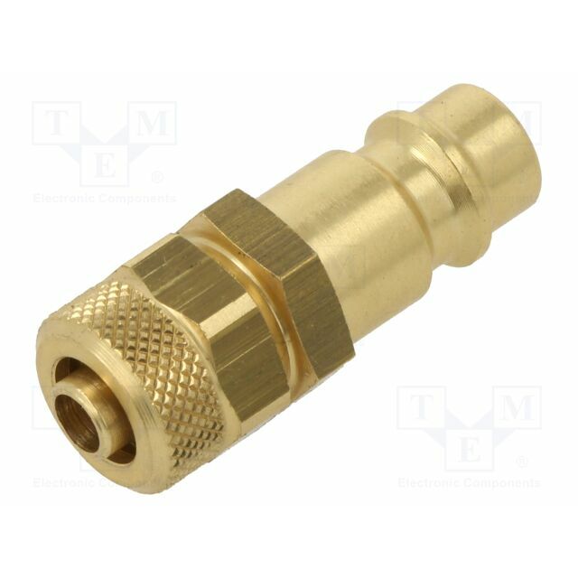 PNEUMAT Connector; connector pipe; 0÷35bar; brass