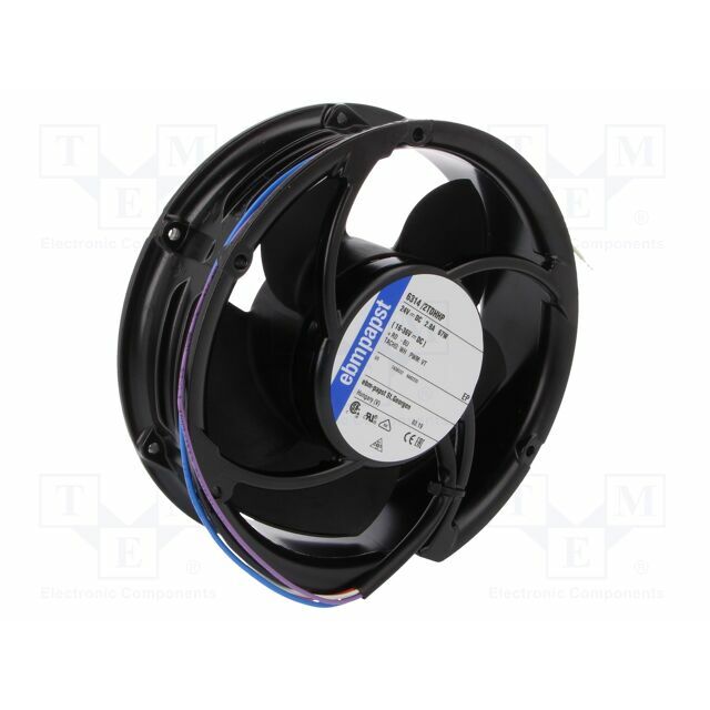 EBM-PAPST Fan: DC; Ø172x51mm; axial; 24VDC