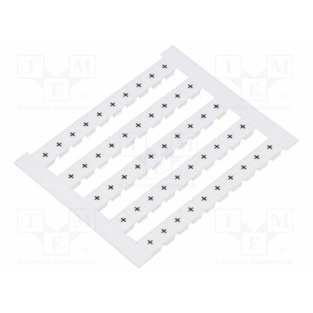 WEIDMÜLLER Marker; Marking: +; white; 5mm