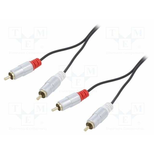 Cable; RCA plug x2,both sides