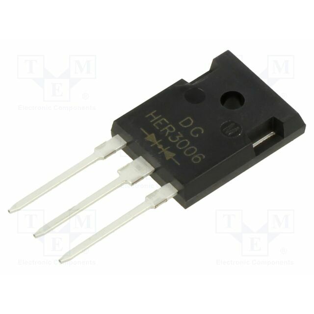 DC COMPONENTS Diode: rectifying; THT; 600V