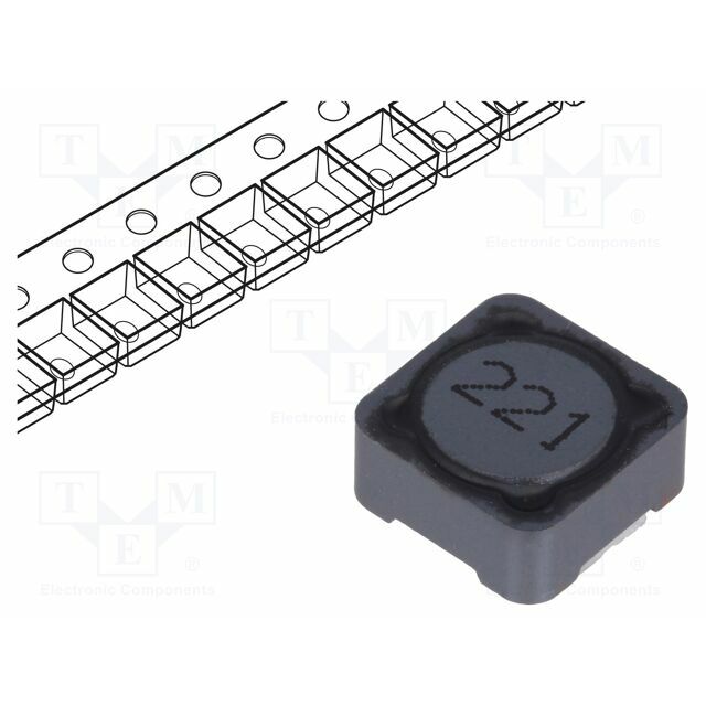 VIKING Inductor: wire; SMD; 220uH; 800mA
