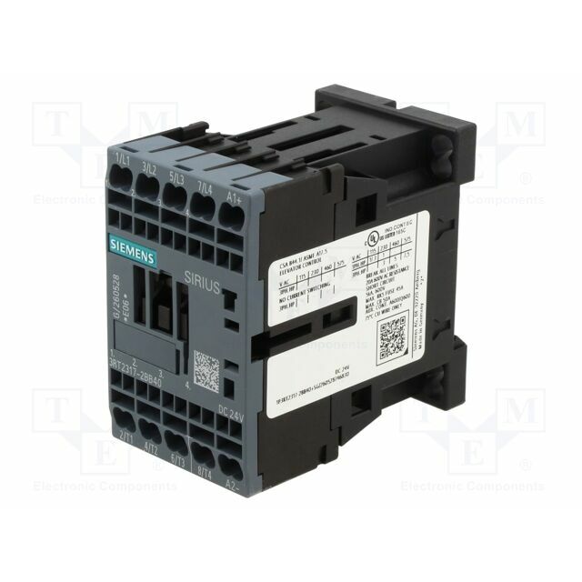 SIEMENS Contactor: 4-pole; NO x4; 24VDC