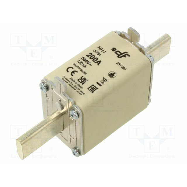DF ELECTRIC Fuse: fuse; NH1; ceramic