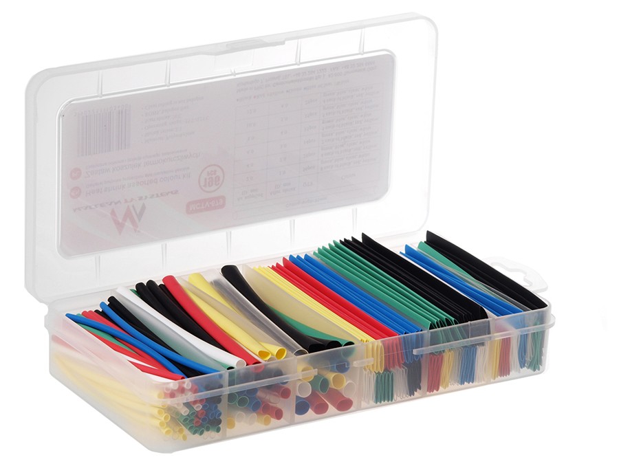MACLEAN Heat shrinkable tube 196 pcs