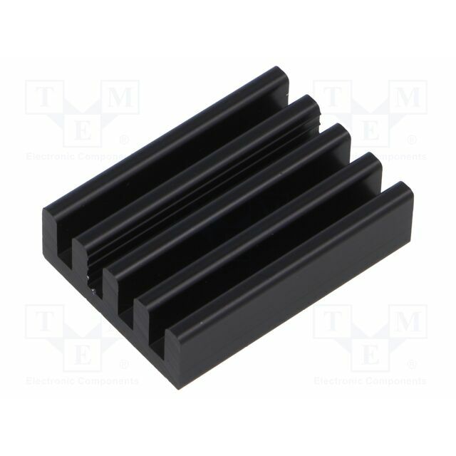 FISCHER ELEKTRONIK Heatsink: extruded; grilled; black
