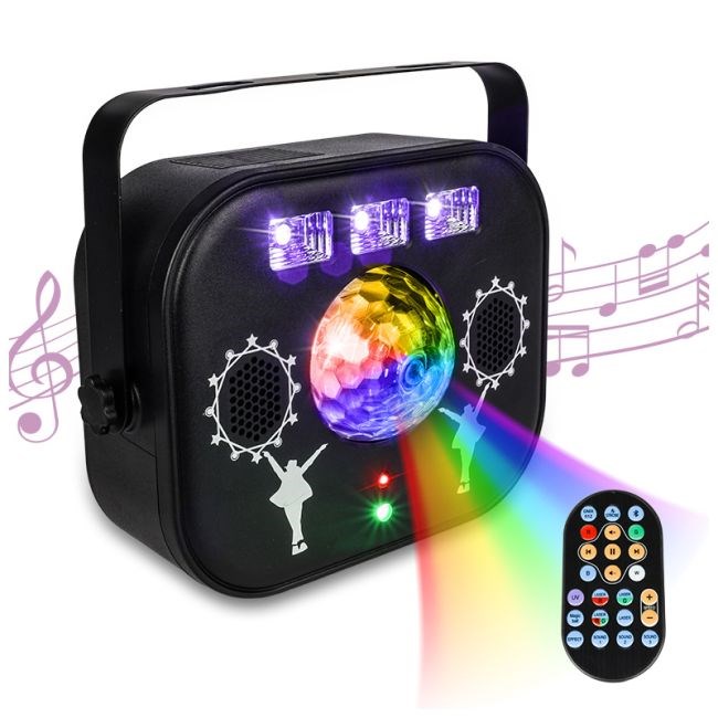 LIGHT4ME MULTIBOX daudzefektu LED bumbas disko