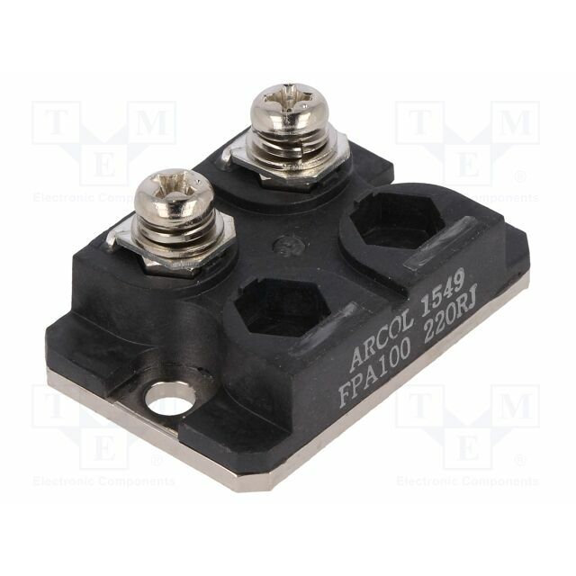 ARCOL/OHMITE Resistor: thick film; 220Ω; screw