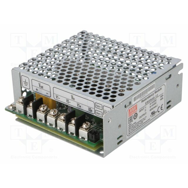 MEAN WELL Redundancy module; 12VDC; 40A