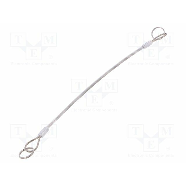 ELESA+GANTER Retaining cable; with 2 key