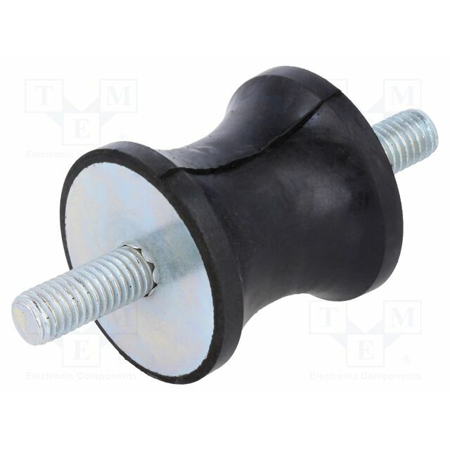 ELESA+GANTER Vibration damper; M6; Ø: 20mm