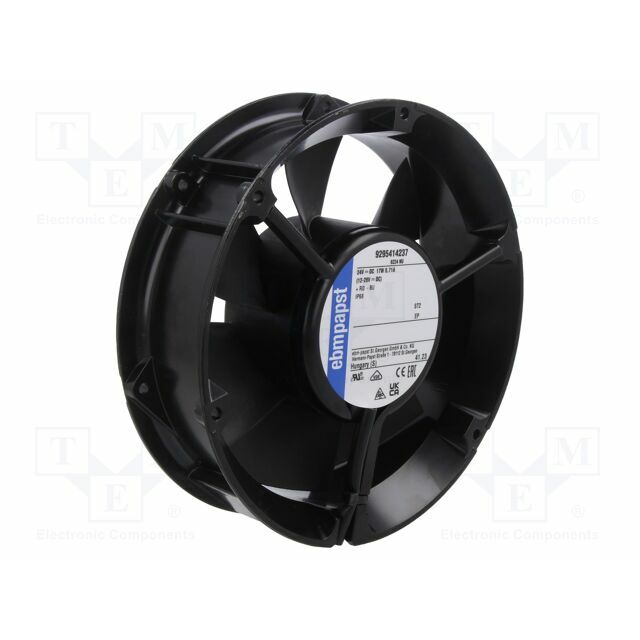 EBM-PAPST Fan: DC; Ø172x51mm; axial; 24VDC