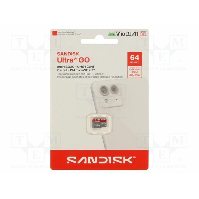 SANDISK Memory card; microSDHC; 64GB; Android