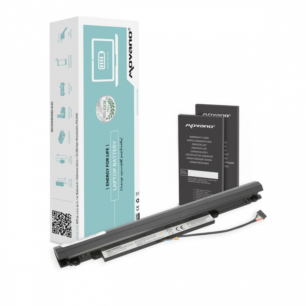 Movano Battery L15S3A02 for Lenovo IdeaPad