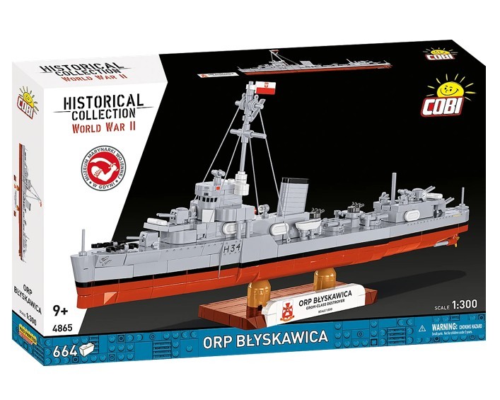 Cobi Klocki ORP Błyskawica Building Blocks