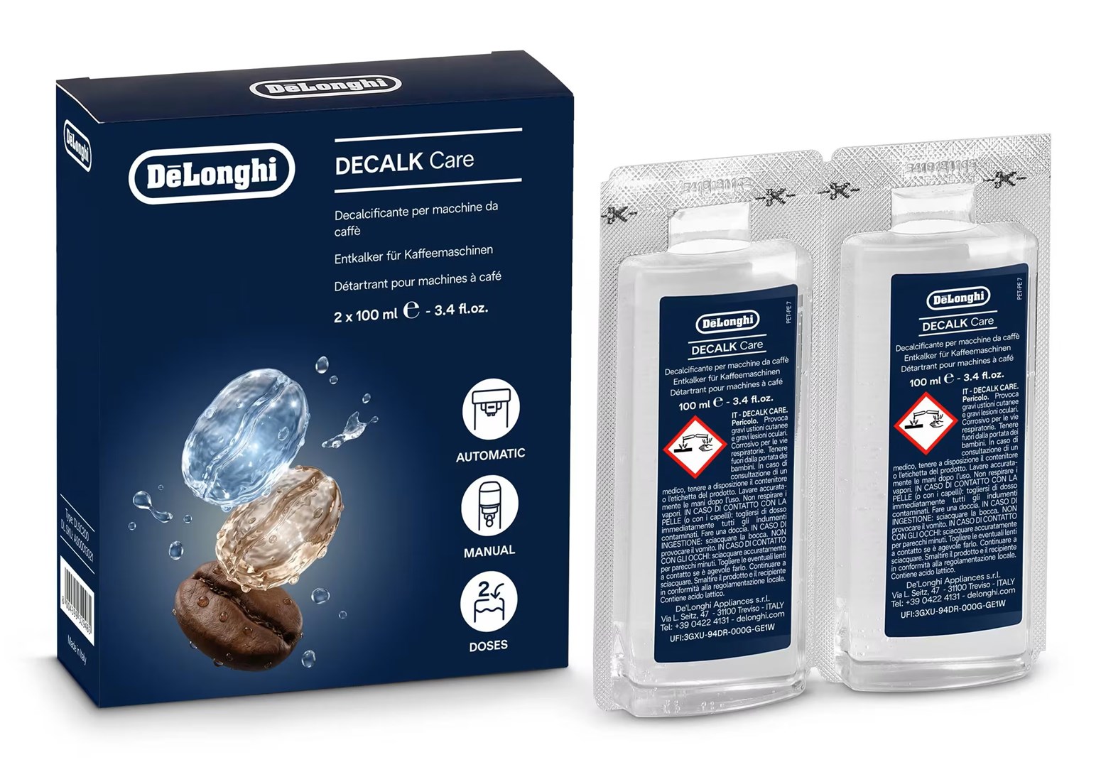 De`Longhi De`Longhi EcoDecalk 2x100ml Coffee makers