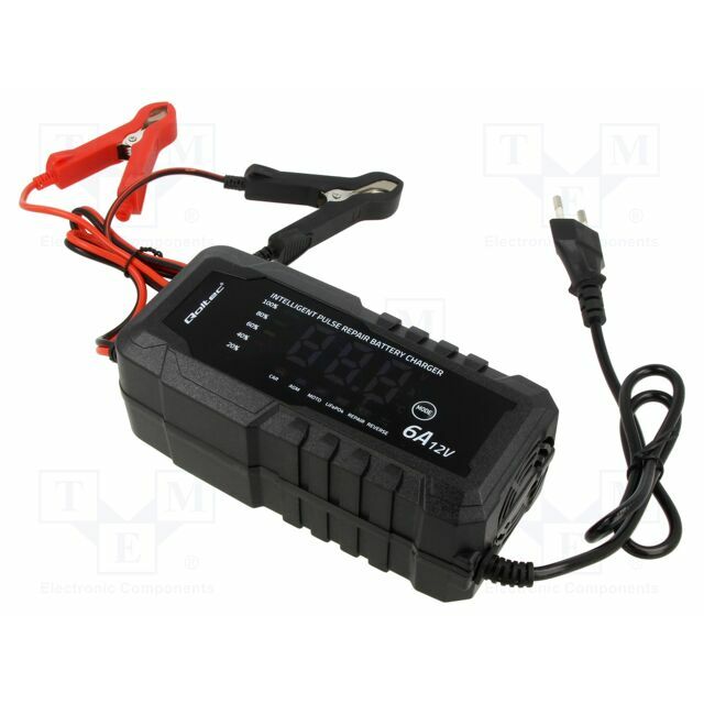 Charger: microprocessor-based; AGM,GEL,acid-lead,Li-FePO4