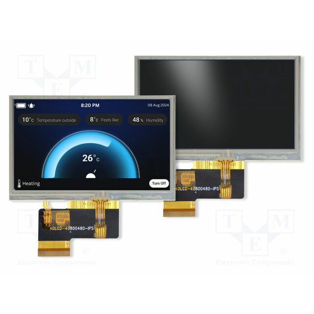 4D LCD Display: TFT; 4.3&quot