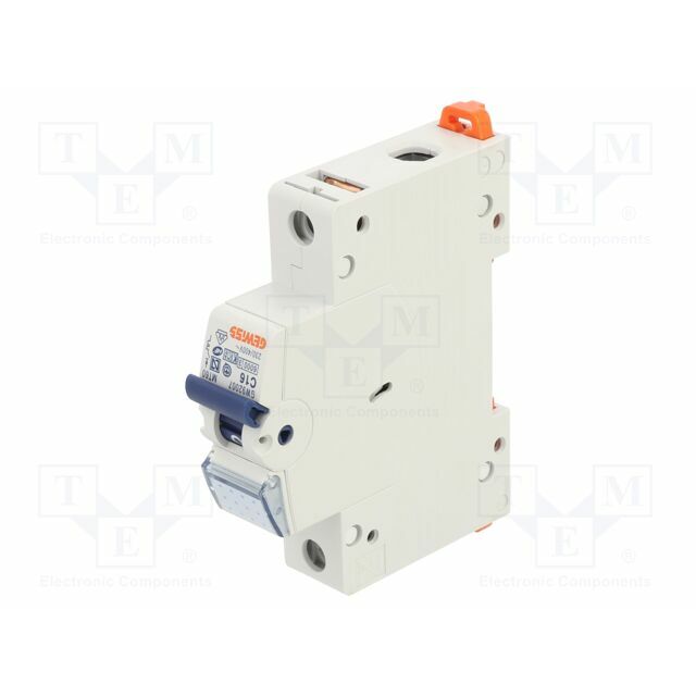 GEWISS Circuit breaker; 230/400VAC; Inom: 16A