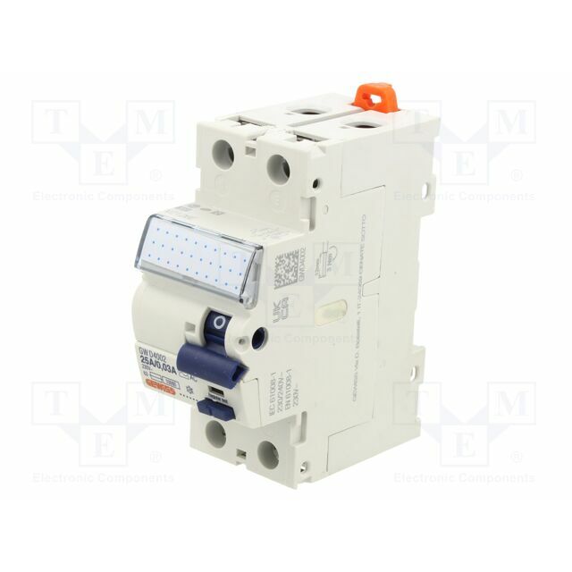 GEWISS RCD breaker; Inom: 25A; Ires: