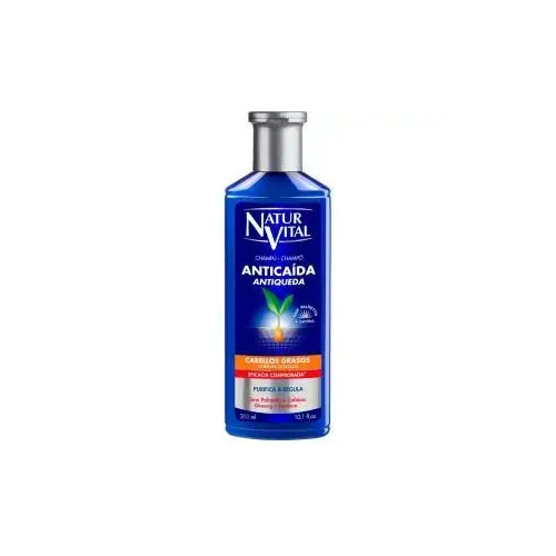 Naturvital Champú Anticaída Cabello Graso 300